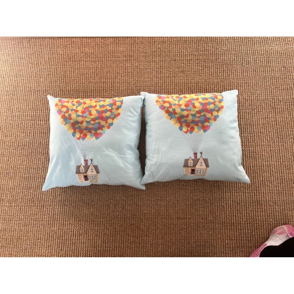 Set of Up Pillows-Adventure is Out There Throw Pillow Disney Up